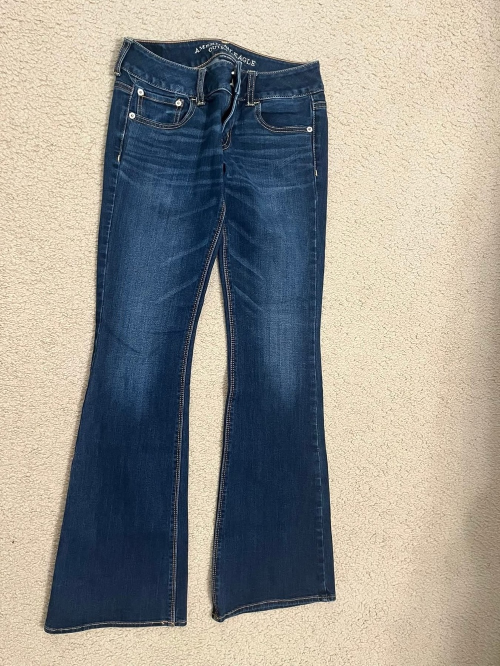 American Eagle Outfitters Dark Blue Flare Jeans
